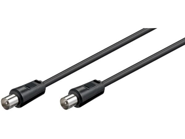 Goobay 68146, 1,5 m, 3C-2V, Svart