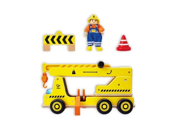 Hape Mobile Crane & Construction Set