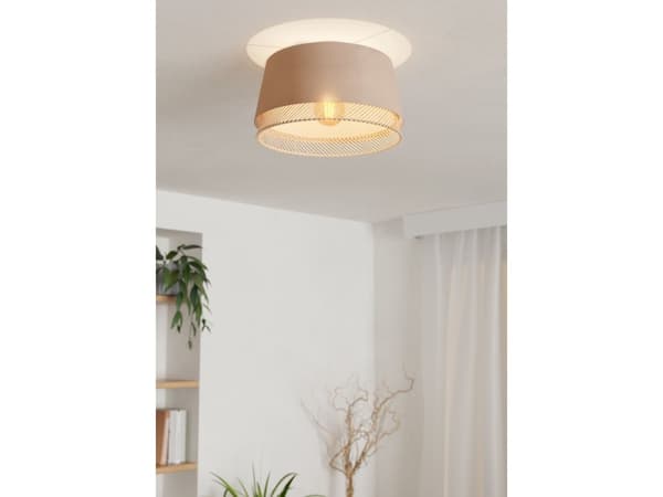 EGLO TABLEY taklampe Ø380 E27 natur