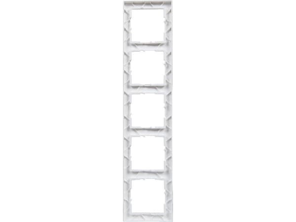 SUNO 5gångs ram vit 721505