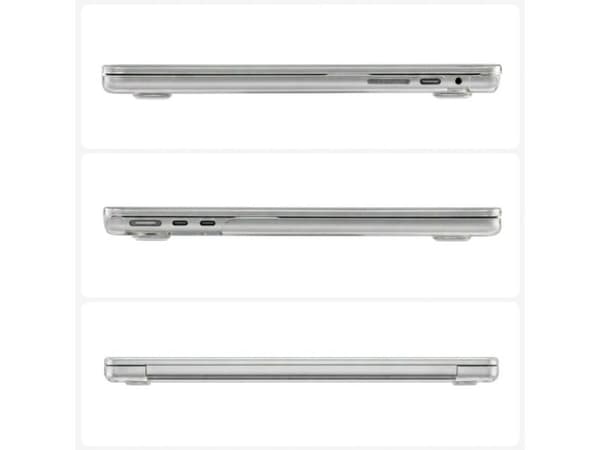 Tech-Protect softshell-etui til MacBook Pro 16" 2021 / 2023 / 2024 / 2025 / 2026 - transparent