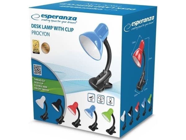 Esperanza skrivbordslampa svart (ELD106K)