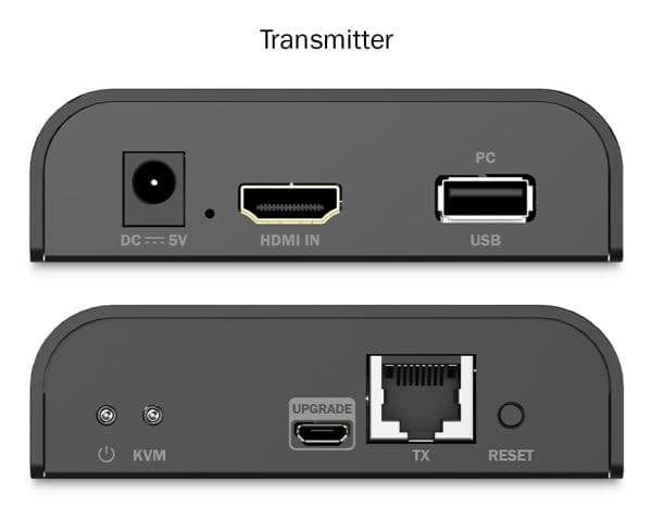 DIGITUS - Extender Set - KVM / lyd / USB-utvider - HDMI, 1GbE, USB 2.0 - over CAT 6 - USB - opp til 200 m