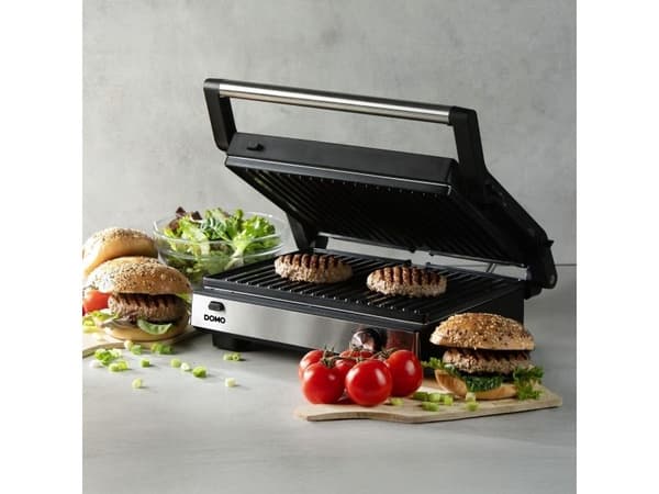 Domo MULTIFUNKTIONAALINEN KOSKETUSGRILLI 2-IN-1 Grilli Musta (DO9287G)