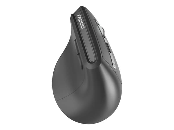 Rapoo EV310M mørkegrå trådløs ergonomisk mus
