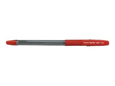 Pilot BPS-GP - Kulepenn - rød - oljebasert blekk - 1.6 mm - ekstra bred