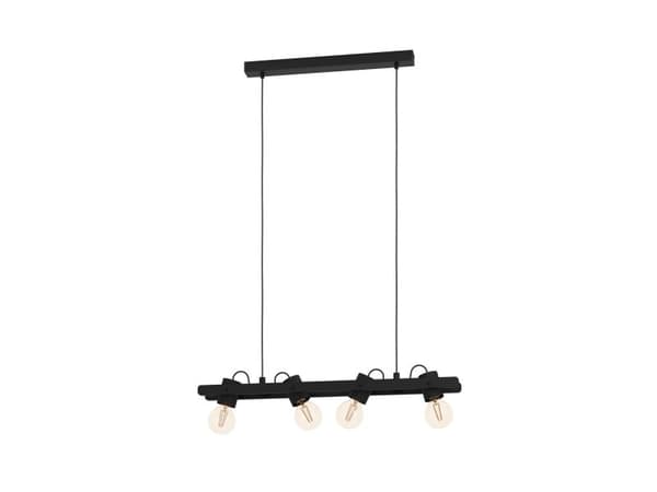 EGLO PLIMSOLL pendellampe i sort, 4L