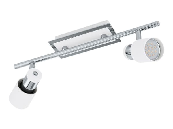Davida LED Spot 2L 5W, krom/hvid