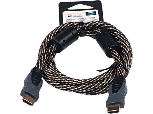Libox HDMI til HDMI-kabel 1,8 m gul (LB0039)