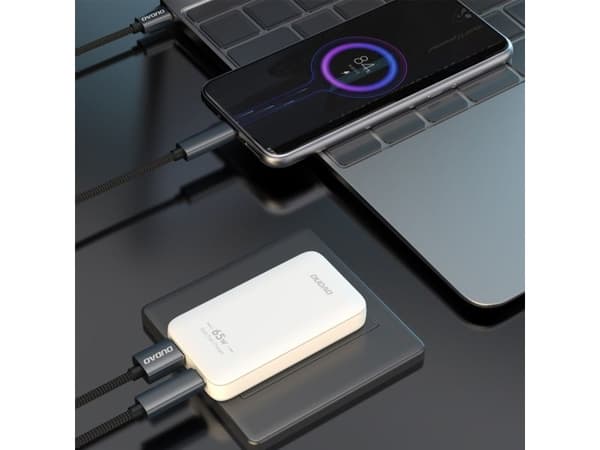 Dudao A65Q adapter 65W GaN 1xUSB-C + 1xUSB-A vit