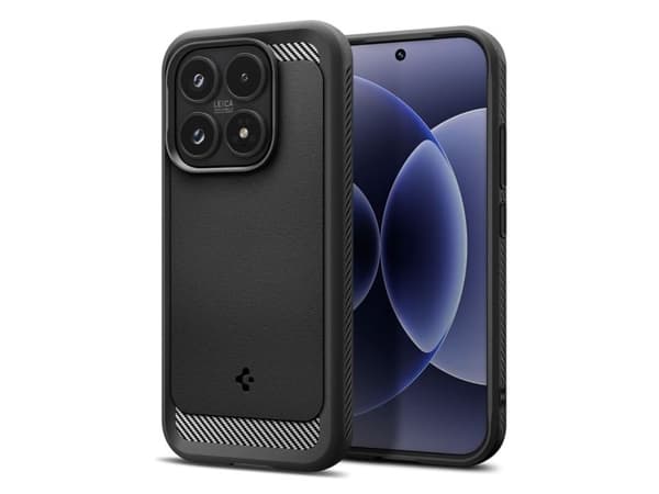 Spigen Rugged Armor, deksel, Xiaomi, Xiaomi 17, 16 cm (6,3"), Sort