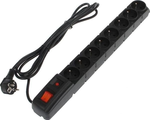 Acar S8 PRO 8-pistorasia 5 m musta (W0144)