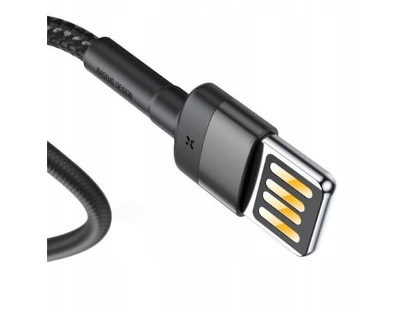Baseus CALKLF-GG1, 1 m, Mini-USB A, USB C.Micro USB A/Lightning, USB 2.0, Sort, Grå