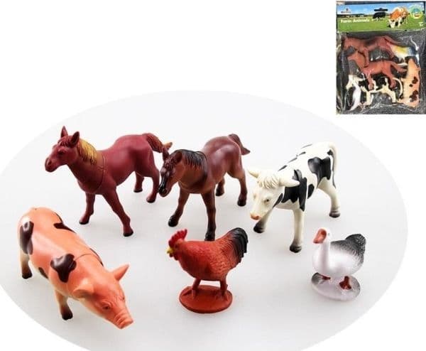 Gårdsdyr 6stk Animal Planet