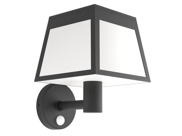 EGLO ALTILIA solcellevegglampe m/sensor sort/hvit