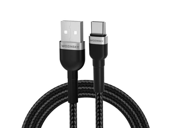 Wozinsky WNBAC2 USB-A / USB-C 2.4A 2 m kaapeli - musta