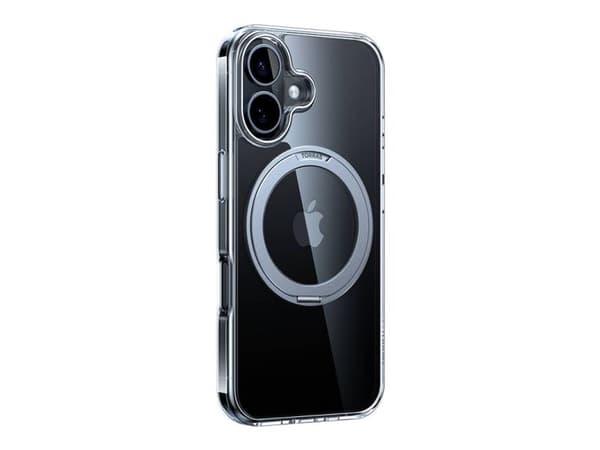 Torras Ostand Pro Case för iPhone 16 (transparent)