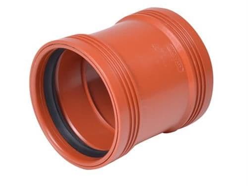 Wavin 110 mm PP-kloakdobbeltmuffe PP-kloakdobbeltmuffe