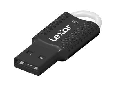 Lexar JumpDrive V40 - USB-flashdrive - 32 GB - USB 2.0 - sort