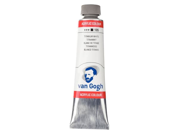 Van Gogh akrylfärg Tube Titanium White 105