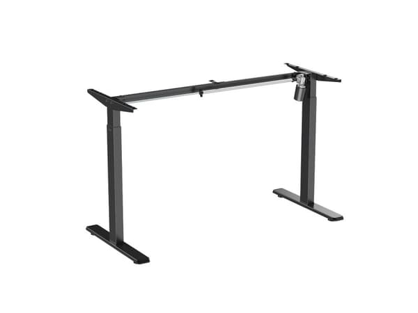 LogiLink Sit-Stand desk frame, single motor, easy-use controller, black
