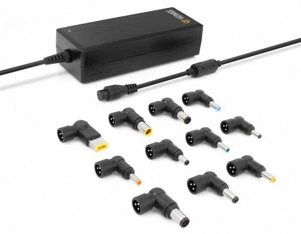 Universell laptop-strømadapter 90W sett med 11 plugger