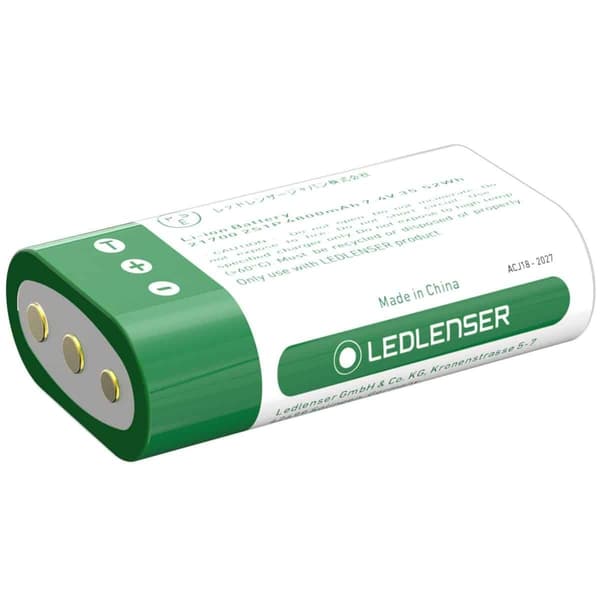 Ledlenser oppladbart batteri 21700 4800mAh, 2 stk