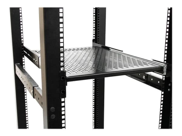 StarTech.com Server Rack Shelf - 2U - 20 to 30in Adjustable Mounting Depth - Vented - Server Rack Cabinet Shelf - 24in Deep - Hylla för rack - 1U -...