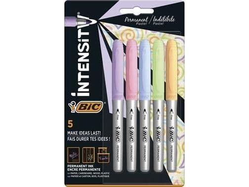 markkerit bic merkintä pastelli permamentti läpipainopakkaus 5kpl