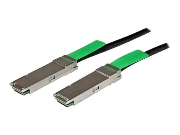 Startech MSA Uncoded Compatible 2m 40G QSFP+ to QSFP+ Direct Attach Breakout Cable Twinax, 40 GbE QSFP+ Copper DAC 40 Gbps Low Power Passive Transc...