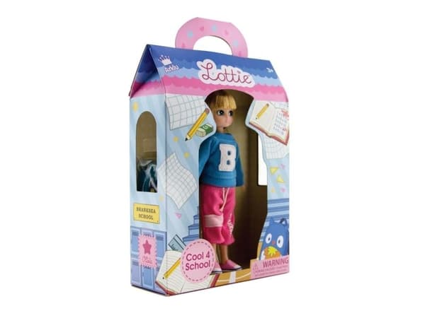Lottie Dolls Cool 4 School, Modedocka, Flicka, 3 År, Flicka, Blå, Rosa