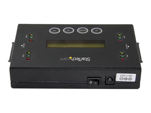 StarTech Drive Duplicator & Eraser for USB Flash Drives & 2.5 / 3.5" SATA SSDs/HDDs- 1:1 duplication plus cross-interface - Standalone (SU2DUPERA11...