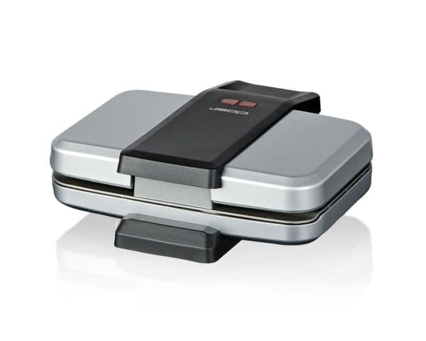 Cloer 6119, 4 våffla/våfflor, Rektangulär, Silver, Plast, 0,85 m, 600 W