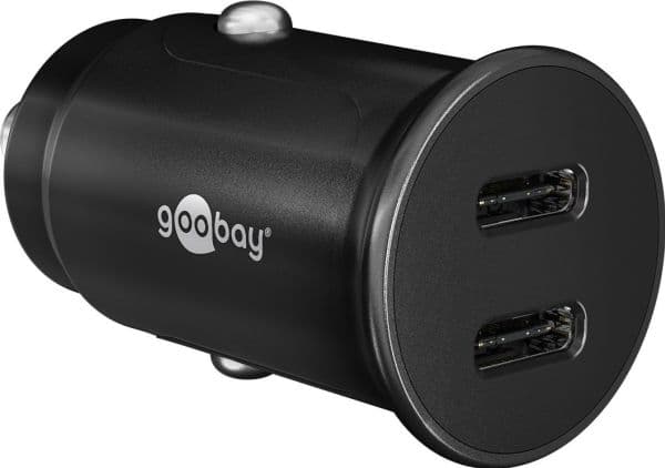 Dual-USB-C™ PD (Power Delivery) Auto Fast Charger (30 W)