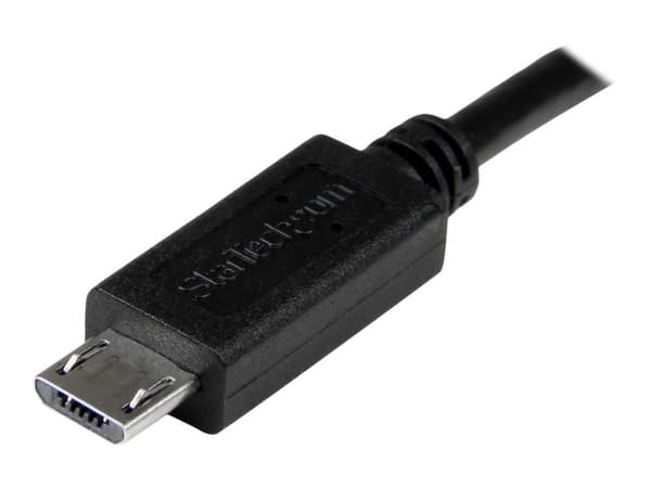 StarTech.com 8 tuuman Micro USB - Micro USB-kaapeli - uros - uros - Micro USB OTG-kaapeli mobiililaitteelle (UUUSBOTG8IN) - USB-kaapeli - Micro-USB...