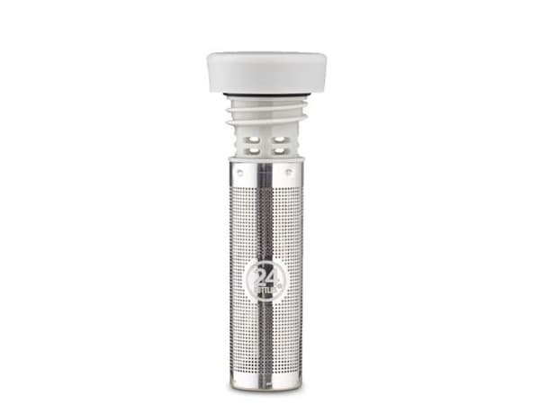 24Bottles Accessories Bottle Infuser-lokk, lysgrå
