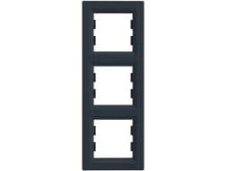 Schneider Electric Triple vertical frame anthracite (EPH5810371)