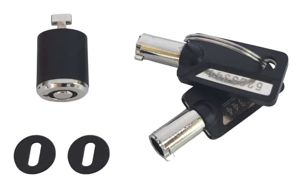 Conceptronic CUSTODIO03BSM, 2 nycklar, Svart