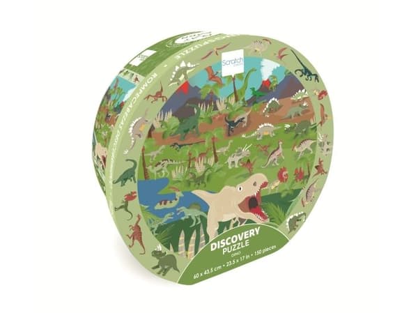 Oppdagelsespuslespill - dinosaurer