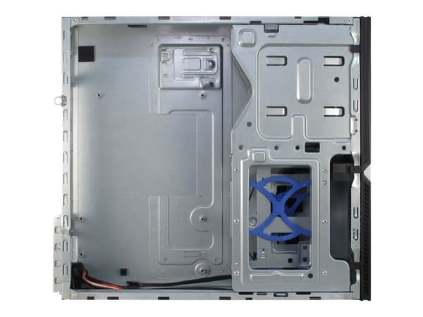 Inter-Tech IT-503, Mini Tower, PC, Musta, mikro ATX, Mini-ITX, Metalli, Koti /Toimisto