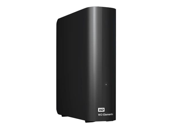 WD Elements Desktop WDBWLG0200HBK - Harddisk - 20 TB - ekstern (stasjonær) - 3.5" - USB 3.0 - svart