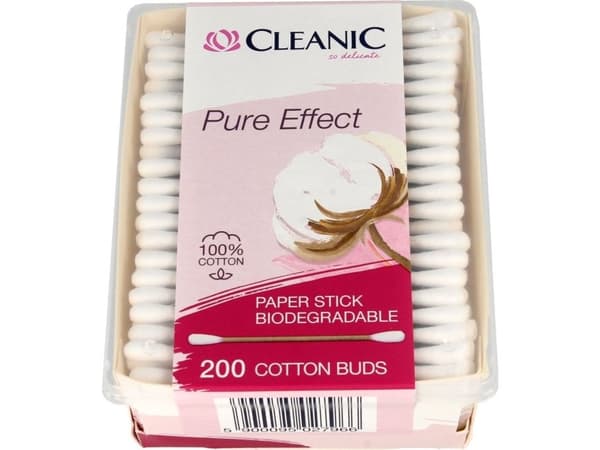 Cleanic Cleanic Pure Effect bomullsknopper 1 pakke - 200 stk