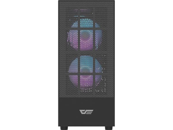 Darkflash A290 kabinett + 3 vifter svart