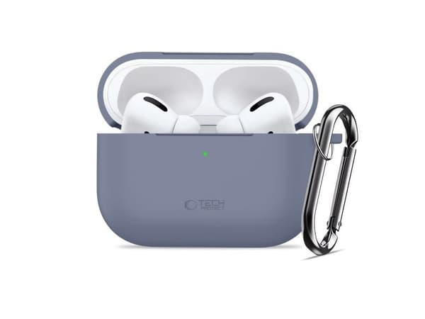 Tech-Protect Silicone Hook Case for AirPods Pro - Blue