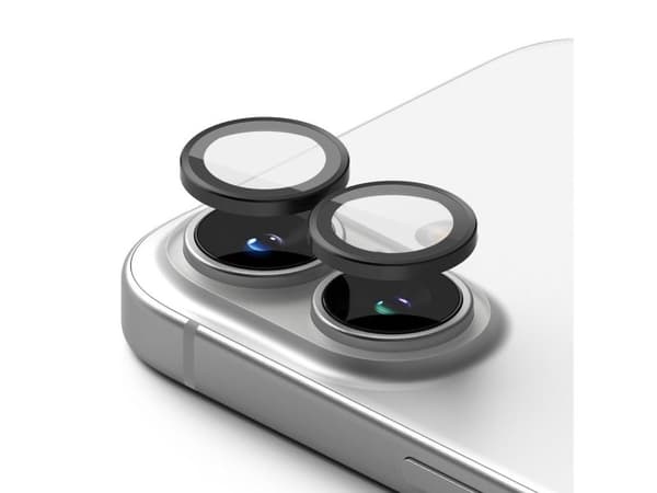 Ringke CAMERA FRAME PROTECTOR 2-PACK IPHONE 16 / 16 PLUS musta