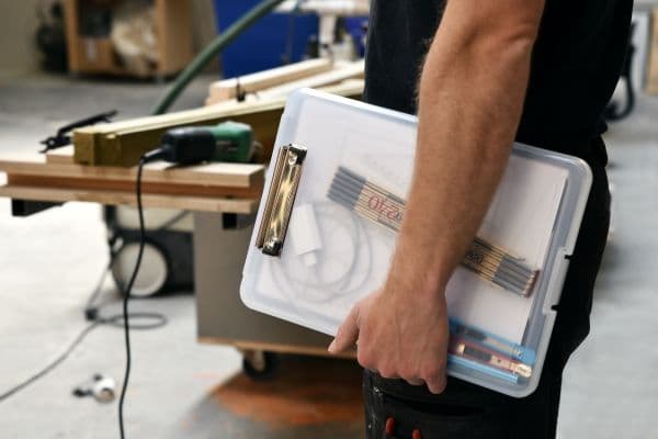 Clip-board BNT No Name, grå, 210x297 mm, plast