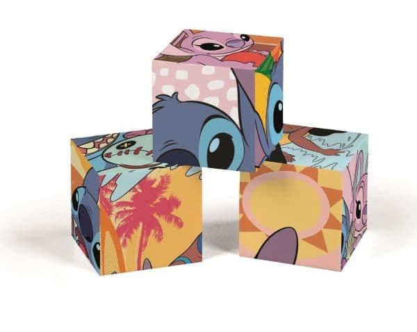 Clementoni Cubi - Stitch, 6 brikker