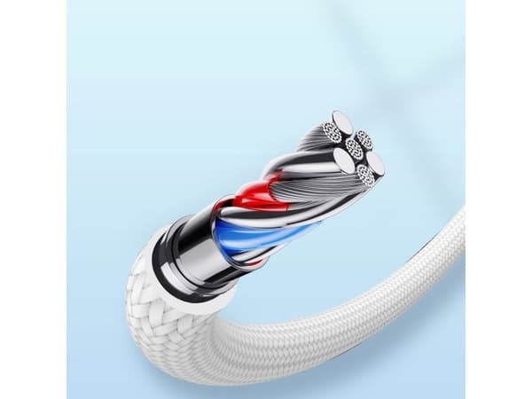 Joyroom USB-A - Lightning USB-kabel 1,2 m hvit (JYR664)