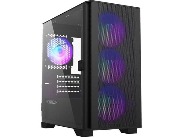 Montech PC-chassi AIR 100 ARGB / AIR 100 ARGB (B) Svart