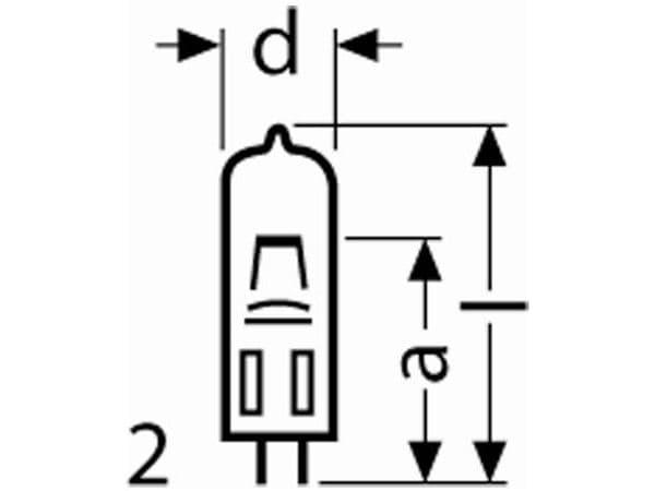Osram 64640 HLX, 150 W, 50 t
